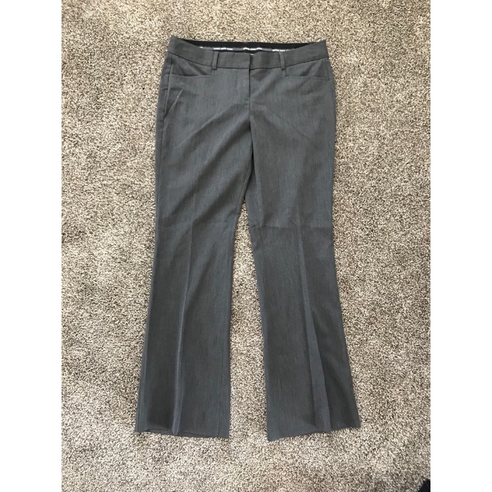 Gray Express slacks stretch flare cut size 6